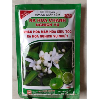 Phân bón vi lượng RA HOA CHANH NGHỊCH VỤ - Chuyên dùng cho cây có múi - Gói 200g