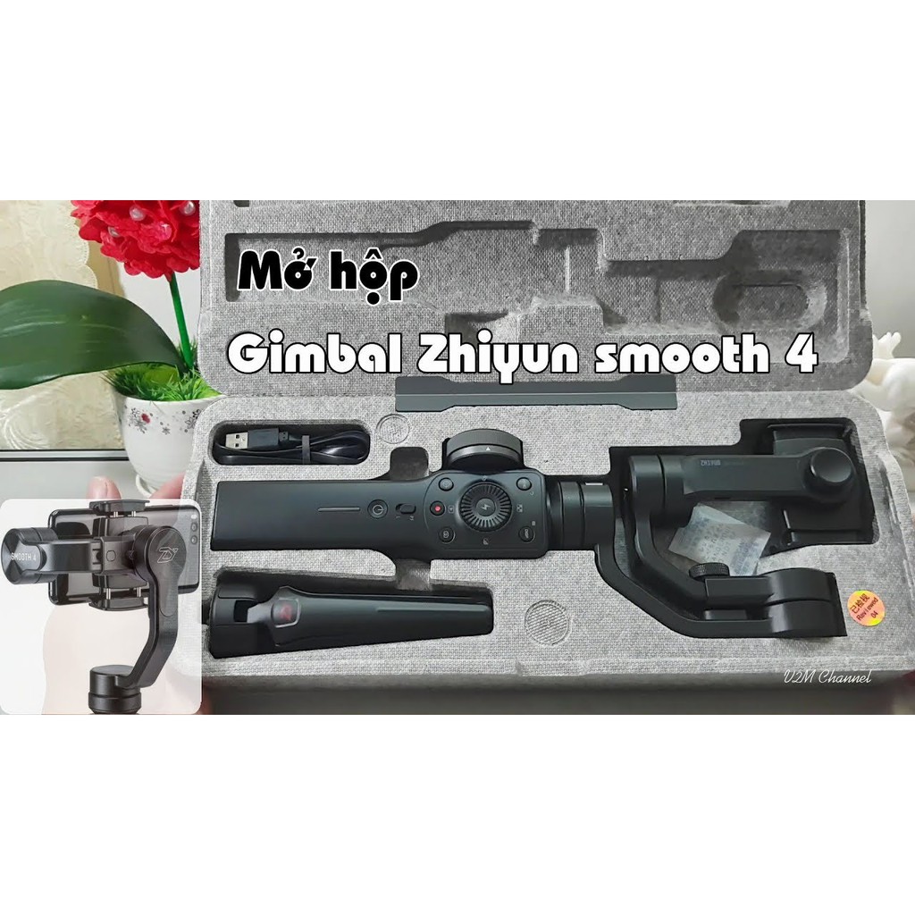 [Mã 229ELSALE hoàn 7% đơn 300K] Gimbal cầm tay chống rung cho điện thoại Zhiyun Smooth 4