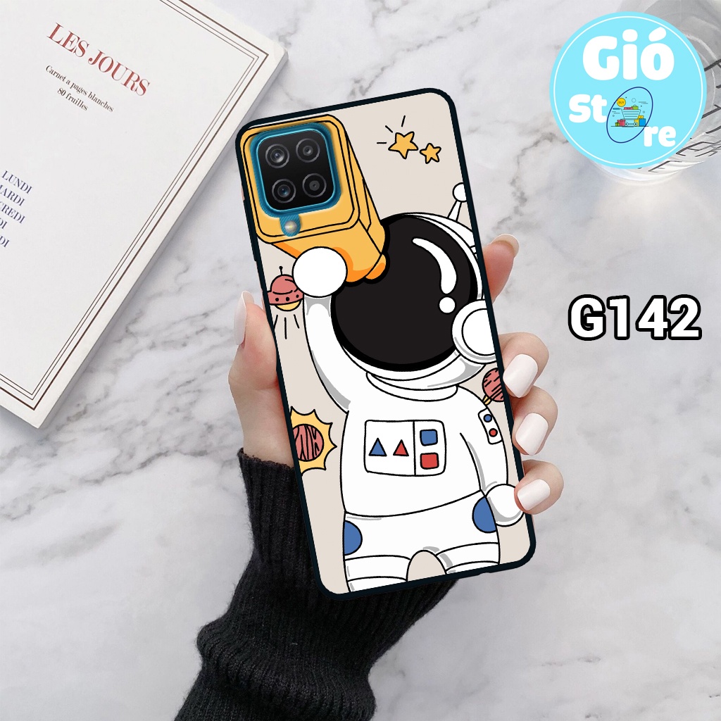 Ốp lưng SAMSUNG A12/ A22 4G/ M12/ M22 - Ốp điện thoại SAMSUNG in hình vũ trụ,phi hành gia,lưng nhựa cứng viền dẻo