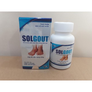 SOLGOUT ( HÀNG CHÍNH HÃNG ) KHÔNG LO BỆNH GOUT, HỖ TRỢ ĐIỀU TRỊ BỆNH GOUT, XƯNG ĐAU XƯƠNG KHỚP