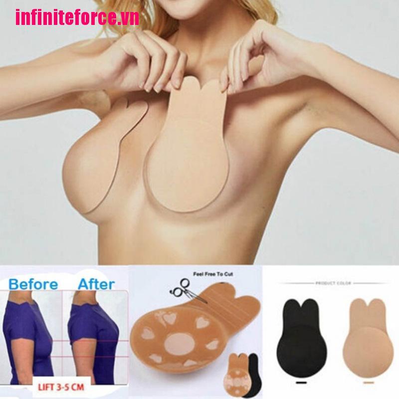 Cặp miếng dán ngực vô hình silicone cotton quyến rũ dành cho nữ
