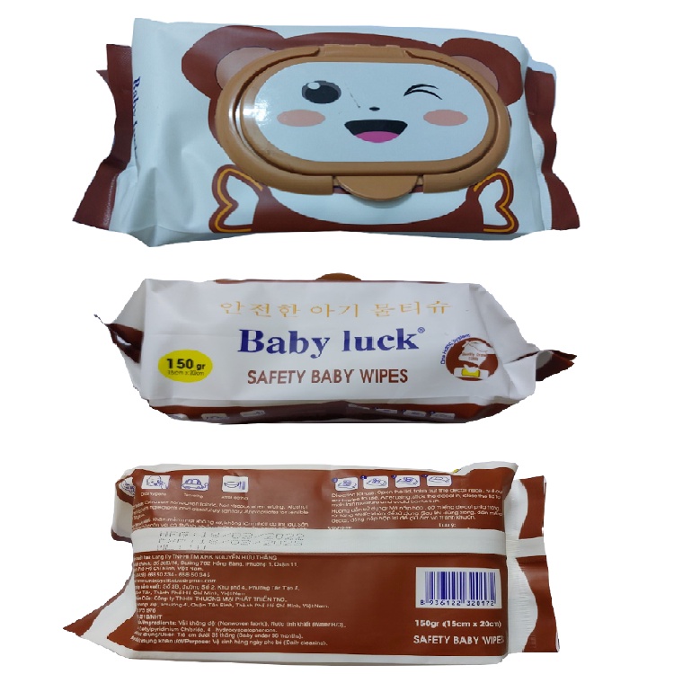 HCM - Khăn giấy ướt Baby Luck công nghệ Hàn Quốc cao cấp