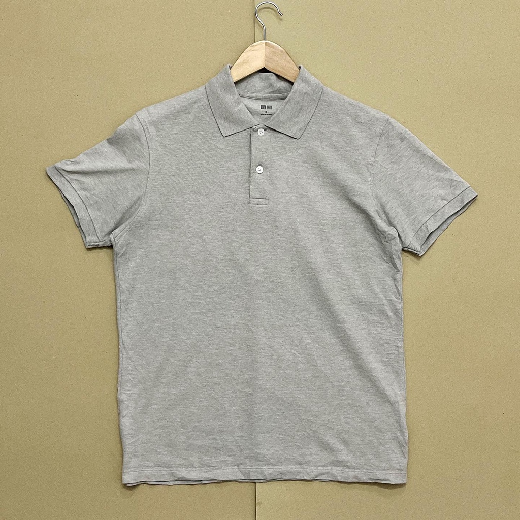 Áo Polo Nam Cổ Bẽ Uniqlo 2Hand , Áo Thun Polo Nam Ngắn Tay Unisex