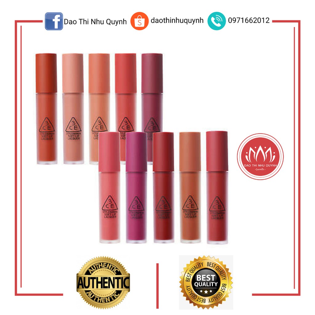 Son 3CE Soft Lip Lacquer