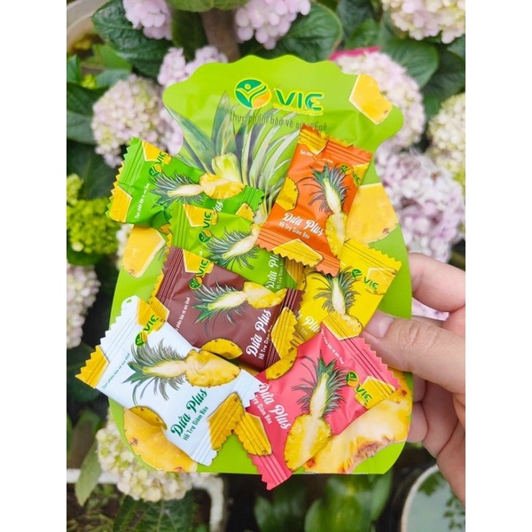 Kẹo dứa giảm cân vic organic (1 túi 7 viên) chính hãng cty 100%