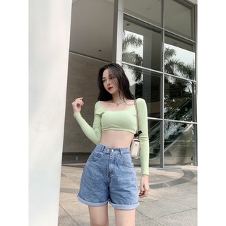 Quần lửng jeans nữ cao cấp Tami
