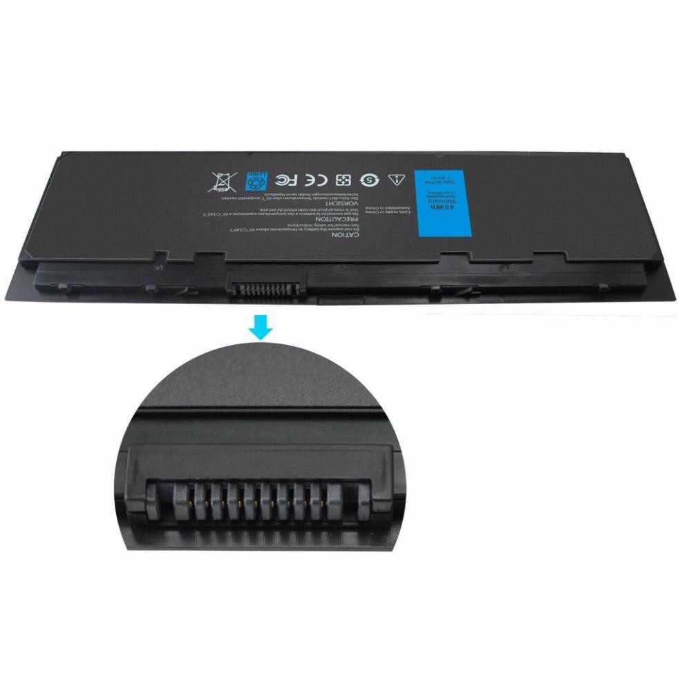 (BATTERY) PIN LAPTOP DELL E7240 (ZIN) - 4 CELL - Latitude 12 7000 E7240, GVD76 HJ8KP NCVF0 WD52H