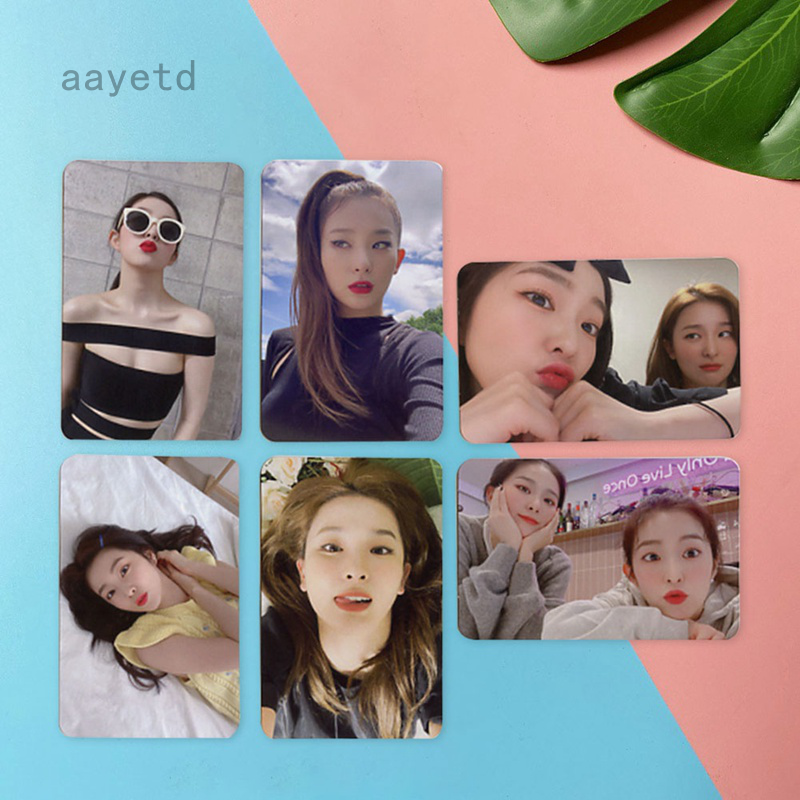 Thẻ ảnh nhóm nhạc Kpop RED VELVET Irene & Seulgi 1st Mini Album Monster