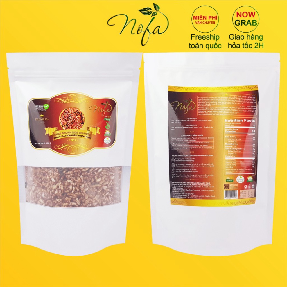 SS5689 ss456 250g Gạo lứt sấy mix Rong biển Hàn Quốc Ăn kiêng, Giảm cân Ngon, Sạch & Đảm bảo