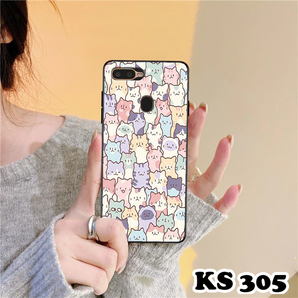 Ốp lưng Oppo A5s - Oppo A7 - Oppo A12 - Ốp in hình LoveCat - Chất liệu TPU siêu bền