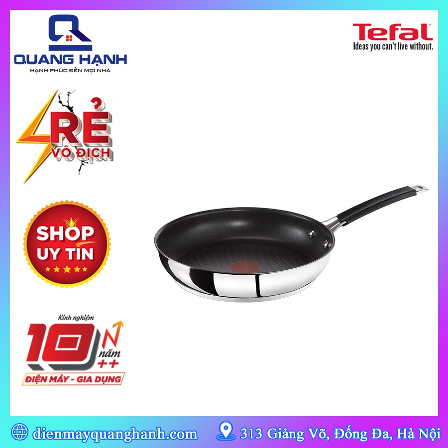 Chảo tefal jamie oliver 28cm Tay đen [Hàng chính hãng]