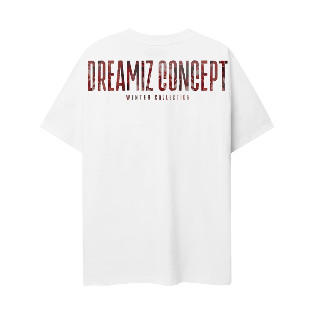 Áo thun unisex DREAM basic TEE phom rộng tay lỡ dành cho nam nữ - CHAMELEON