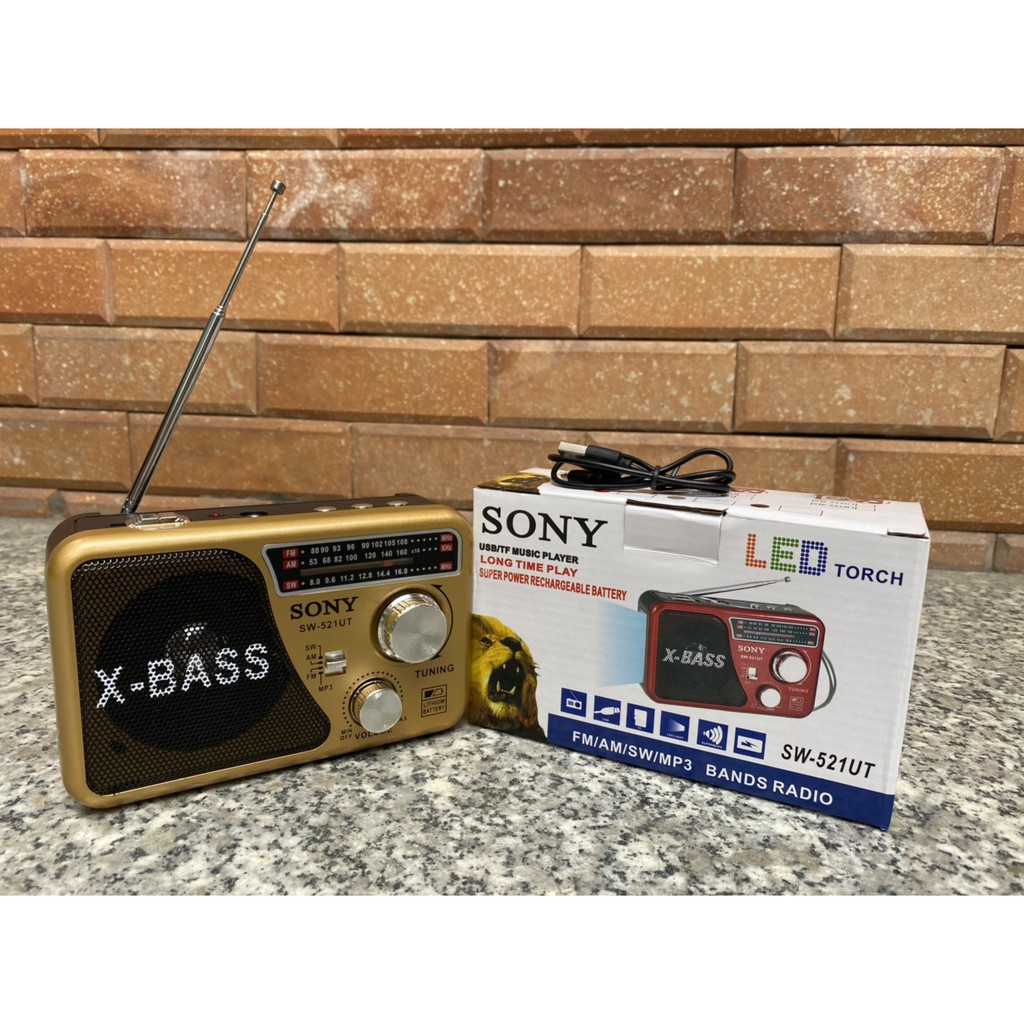 ĐÀI FM RADIO SONY SW-521UT DÀNH CHO NGƯỜI GIÀ