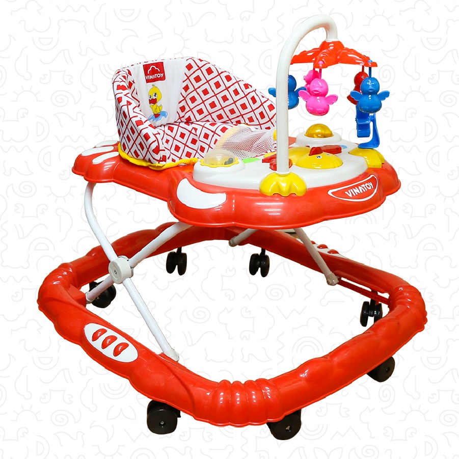 Xe Tập Đi Nhựa Chợ Lớn L4 Con Vịt - Dành Cho Bé Từ 6 - 12 Tháng - M1846-XTĐ