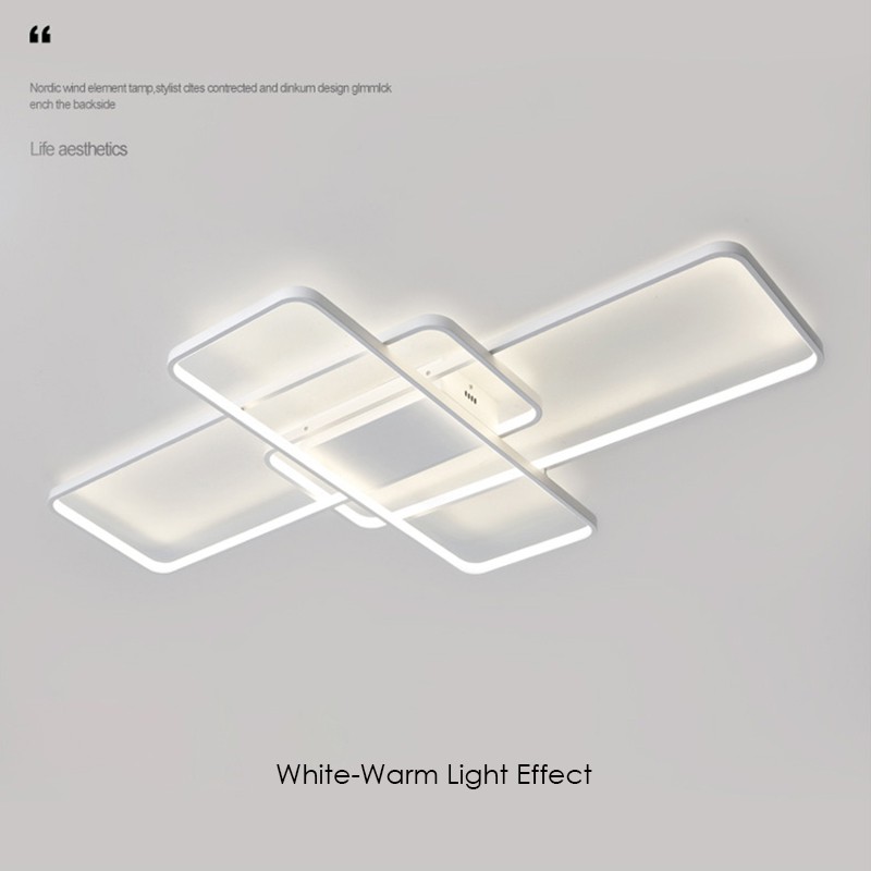 [Làm mờ từ xa] Đèn LED trần mờ vô cấp 90CM Phong cách đơn giản Thích hợp cho phòng ngủ phòng khách