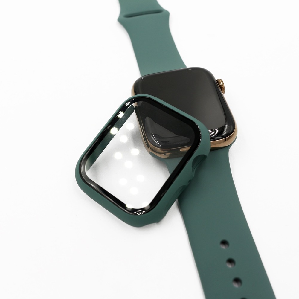 Ốp CASE chụp ,bọc mặt kính cường lực bảo vệ kính và viền Apple Watch series 1,2,3,4,5  38mm , 40mm , 42mm