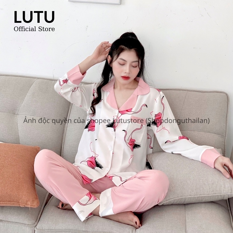 Bộ Pijama Dài Tay Cao Cấp Mềm Mịn Mát | BigBuy360 - bigbuy360.vn