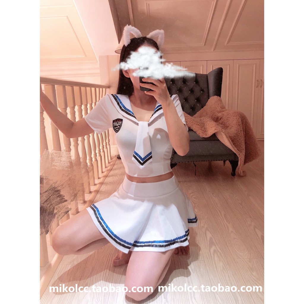 Váy ngủ Cosplay thủy thủ trắng | BigBuy360 - bigbuy360.vn