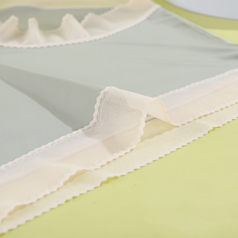 Quần lót ZXYOUPING vải lụa lạnh không đường may lưng cao nâng mông thoải mái thoáng khí