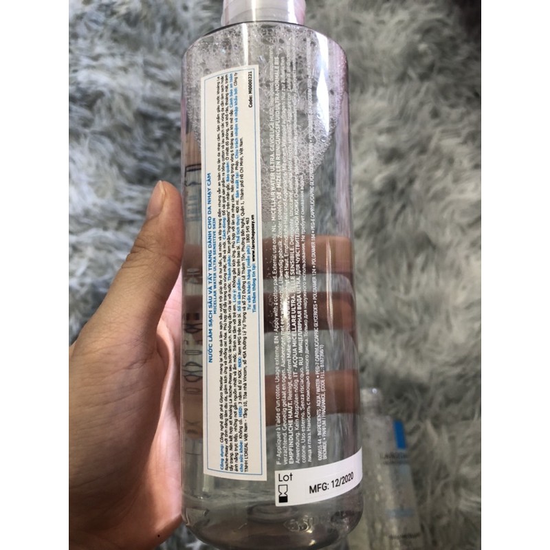 NƯỚC TẨY TRANG trắng/ xanh 400ml cho da nhạy cảm/ da dầu của Laroche Posay ( la roche posay ) | BigBuy360 - bigbuy360.vn