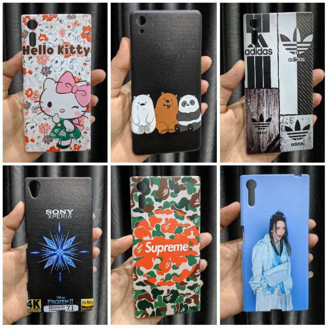 Ốp Điện Thoại Cứng Viền Mềm Diy Cho Xperia Xz Xzs Xperia Xz1 Xz Premium Xz2