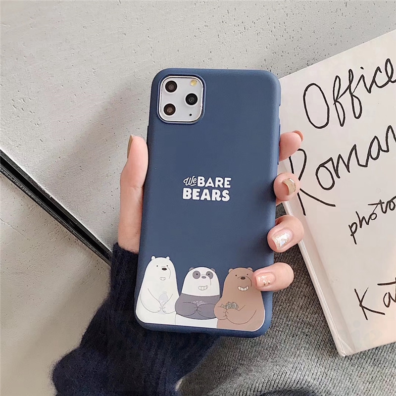 Vivo Y11 Y19 Y12 Y15 Y17 Y91 V15 S1 Y71 V5 V5s V9 Y91C S1pro Z1pro V17pro Y65 We Bare Bears Cartoon Cute Soft Cases