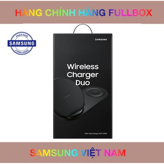 [ FULLBOX ] Đế sạc đôi không dây Samsung Duo EP-N6100TBEGWW - Hàng chính hãng