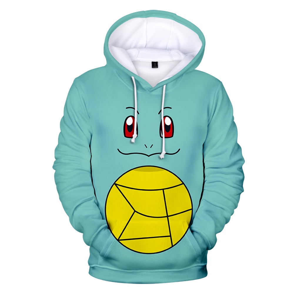 Áo Khoác Hoodie Pokemon Pikachu Eevee Charmander Squirtle Bulbasaur Hóa Trang Cho Bé Trai / Bé Gái