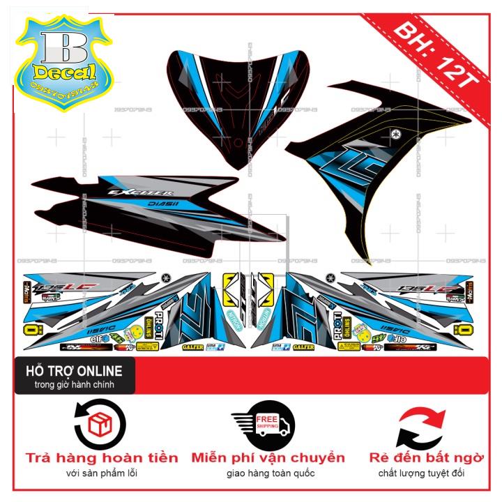 ( Quí khách vui lòng mang ra tiệm cho thợ dán ) Tem EX 2011 LC NEW [Bi Decal]