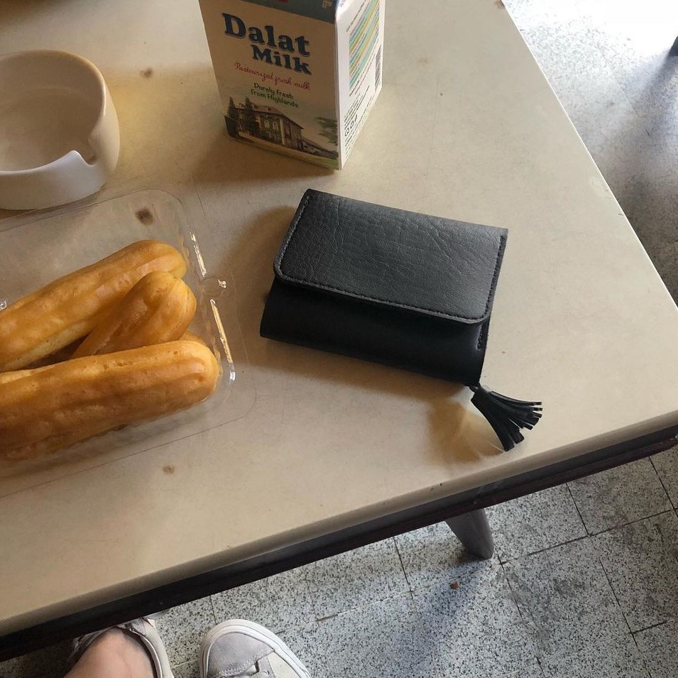 Ví da nữ Handmade Tassel Wallet Onetothree