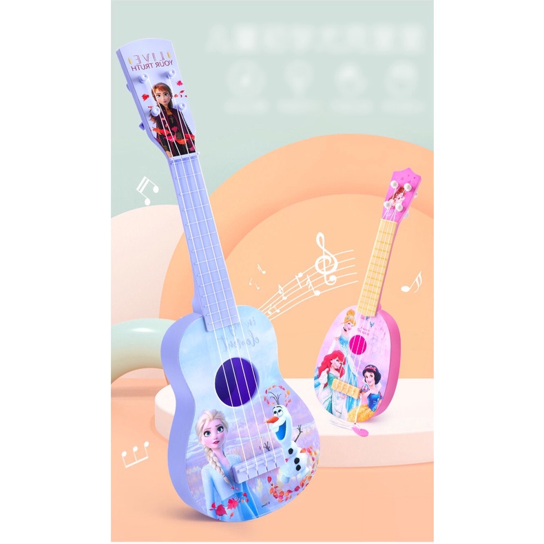 Đàn guitar dễ thương cho bé size nhỏ hình Mickey - Công chúa - MH: 9000000364
