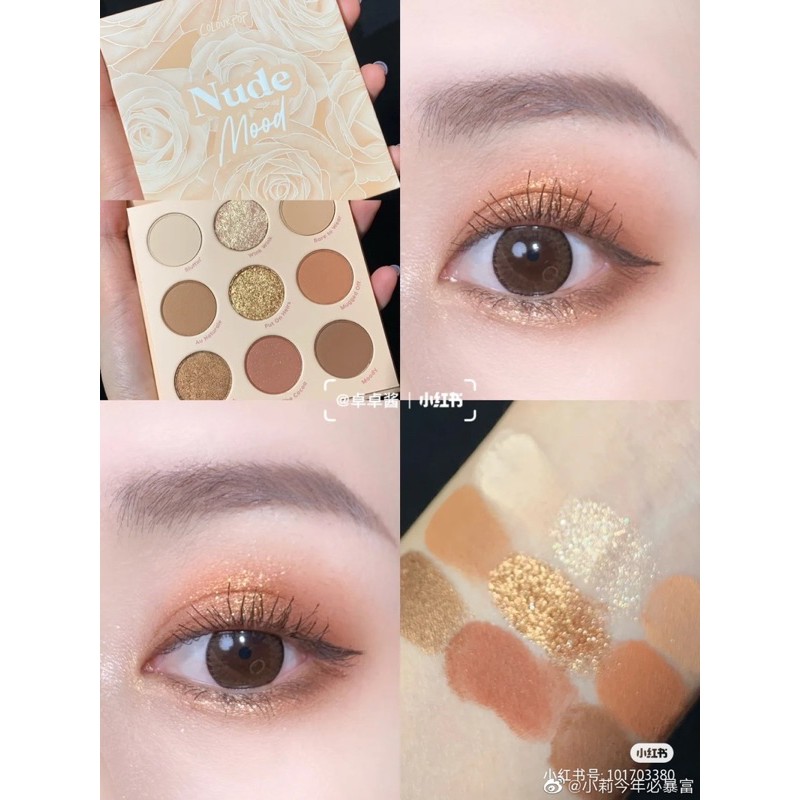 [BILL US] Phấn mắt Colourpop Nude Mood 9 ô tông beige - neutrals tông nâu tây cực đẹp | BigBuy360 - bigbuy360.vn