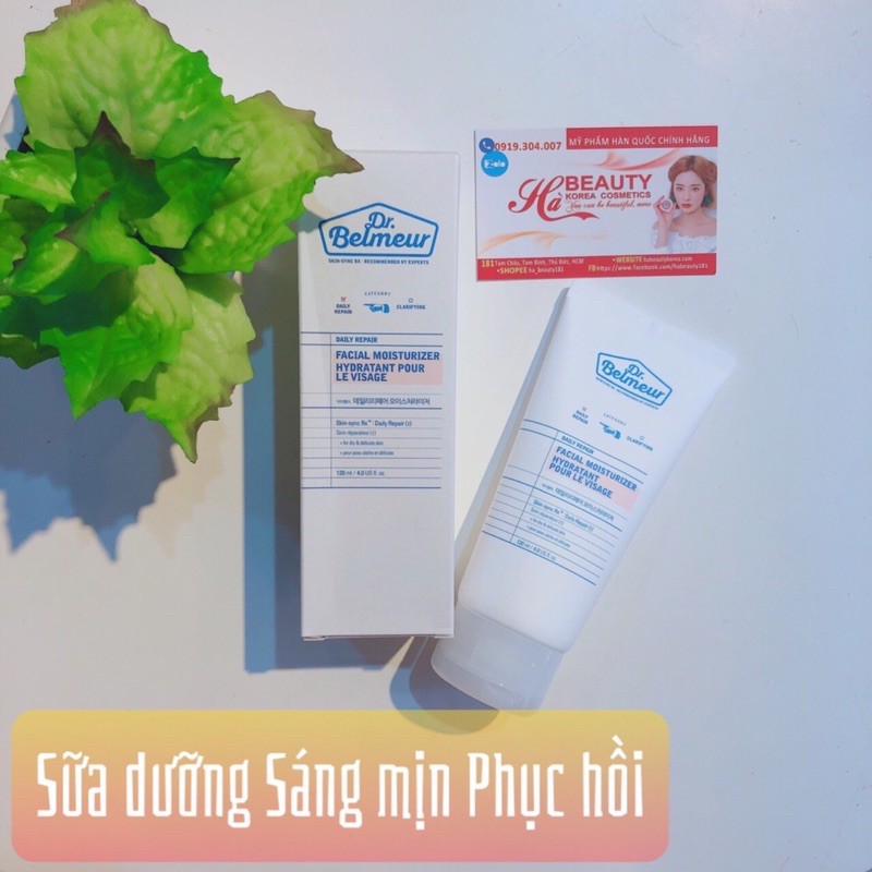 (AUTH) Sữa dưỡng ẩm sáng mịn Phục hồi da DR BELMEUR DAILY REPAIR MOISTURIZER The Face Shop