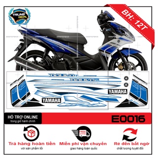 Tem xe nouvo 5 trắng xanh gp - trung decal