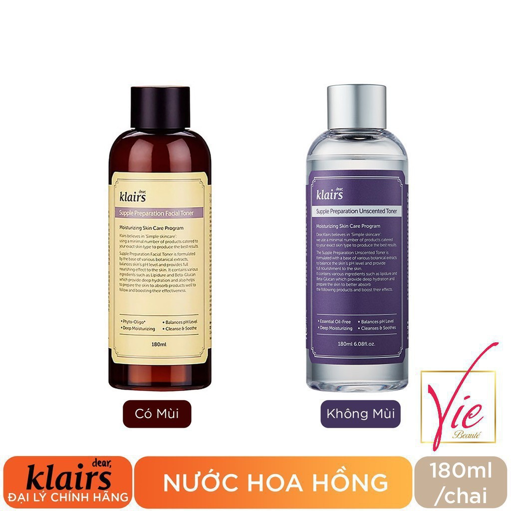 Toner Klairs - Nước Hoa Hồng Klairs Supple Preparation Toner 180ml | BigBuy360 - bigbuy360.vn