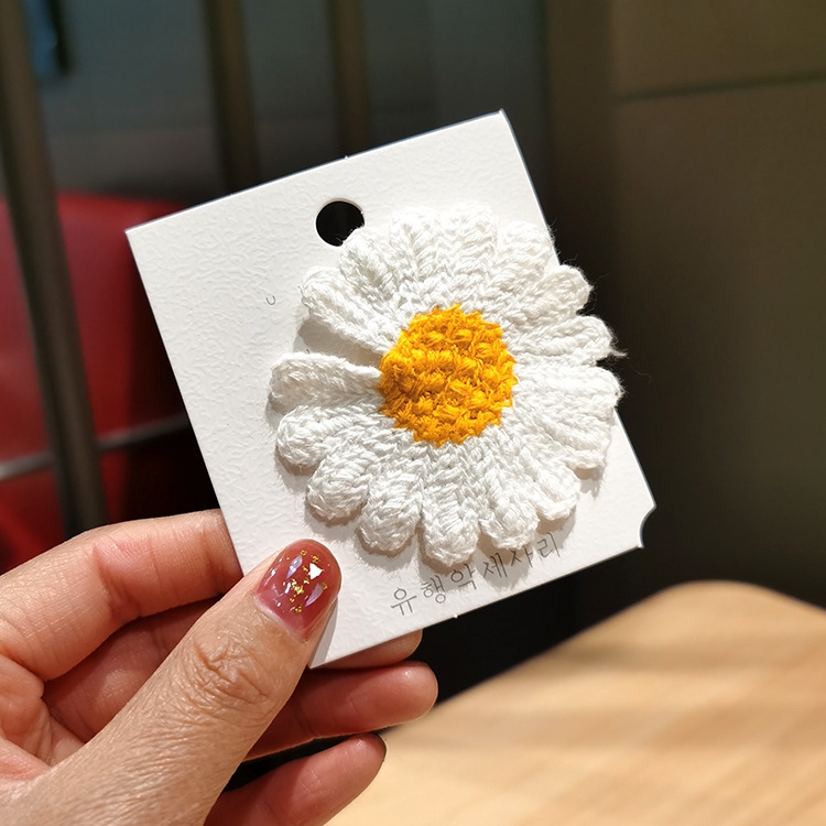 Kẹp tóc hình hoa hướng dương xinh xắn thời trang cho nữ