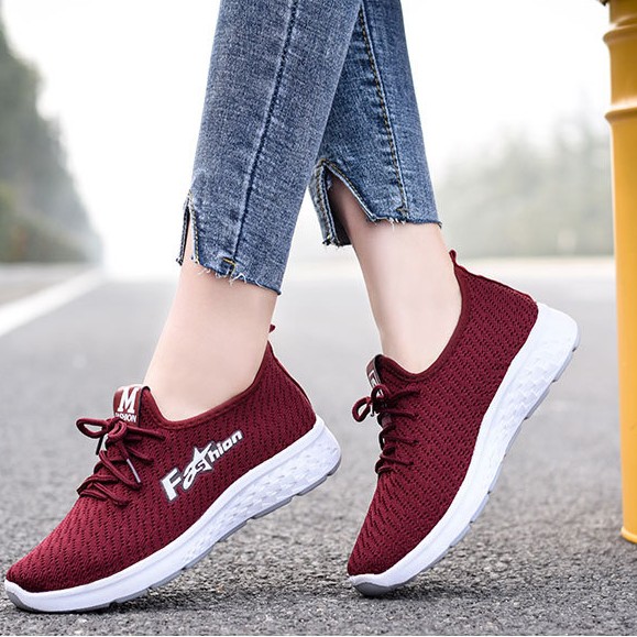 Giày Thể Thao Nữ , Giày Sneaker Nữ F805 Phong Cách Trẻ Trung , Năng Động  -  Màu Đen , Hồng , Đỏ Nâu | BigBuy360 - bigbuy360.vn
