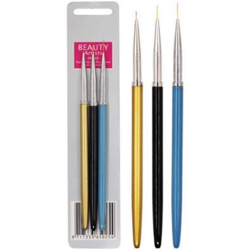 Set 3 cọ tóc chuyên dụng vẽ móng