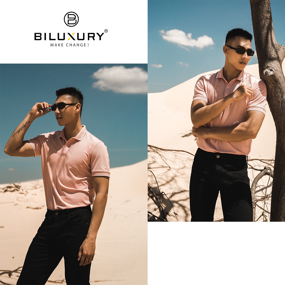 Áo polo nam cổ bẻ Biluxury vải cotton thun trơn form chuẩn trẻ trung thiết kế phong cách 5APCT017HOG | BigBuy360 - bigbuy360.vn