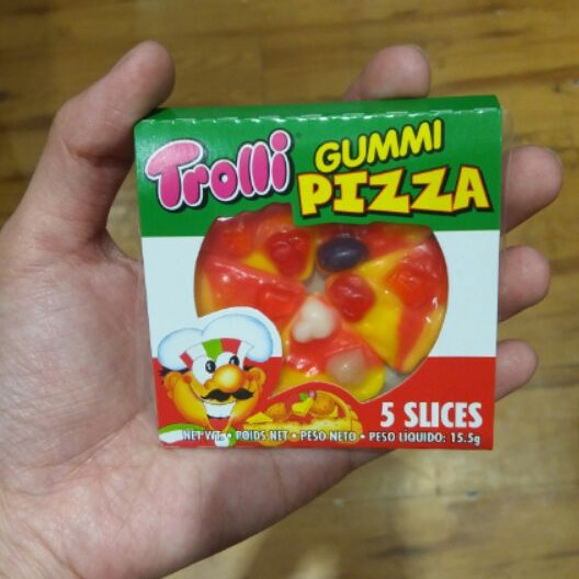 Kẹo dẻo Trolli Gummy Pizza 5 miếng Hộp 15.5g