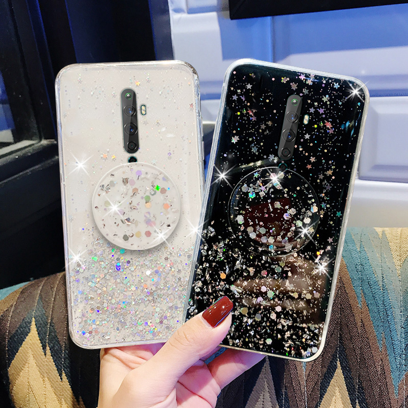 Ốp điện thoại họa tiết bầu trời sao có giá đỡ cho oppo reno z 2 2z 2f 3 4g 3pro 4g 4 4g 4pro 4g 4f 4se