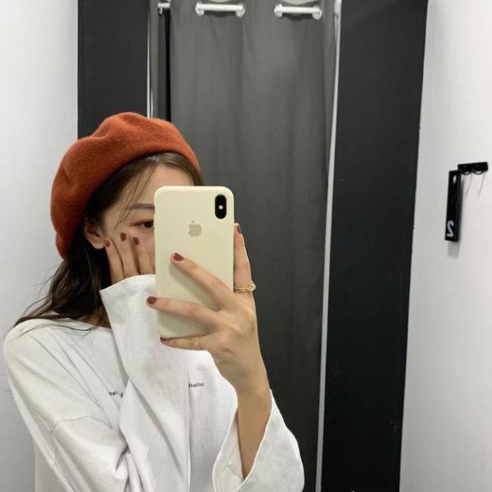 VIP 2021 Mũ Len Nồi Beret Vintage Thu Đông Phong Cách Hàn Quốc Mũ Nồi Beret Chụp Ảnh Đà Lạt Retro Thời Trang Hot