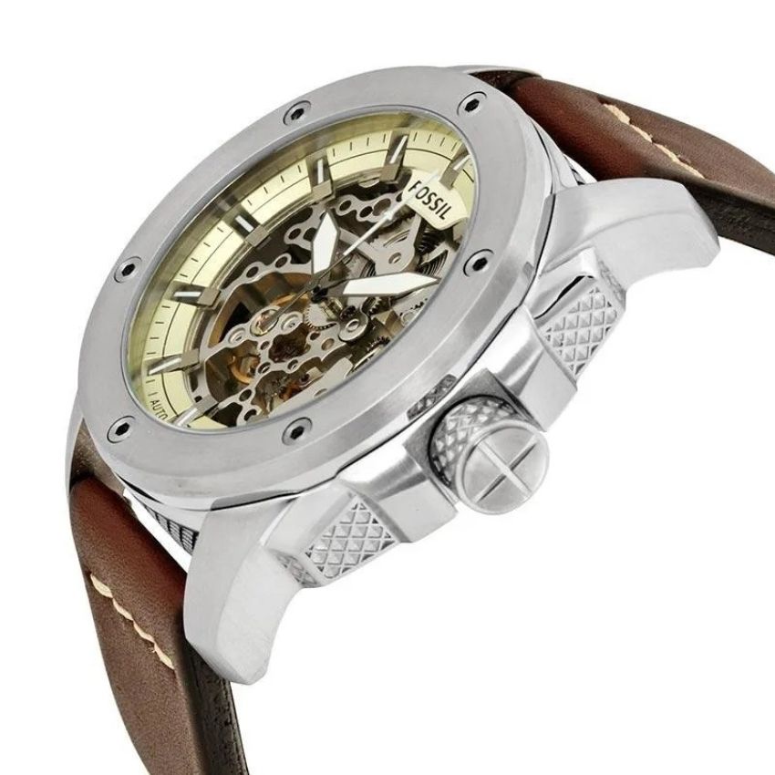 Đồng Hồ Nam Fossil ME3083 Automatic 50mm Dây Da