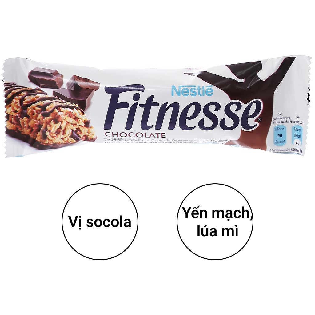 Hộp 16 Bánh Ngũ Cốc Nestle Fitnesse Socola 23.5G chính hãng