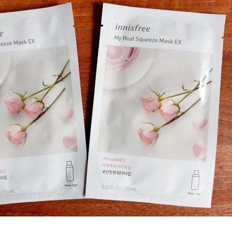 [L&amp;V] 10 Mặt Nạ Innisfree Hàn Quốc Chiết Xuất Tự Nhiên - Mềm Mịn Trắng Sáng Làn Da