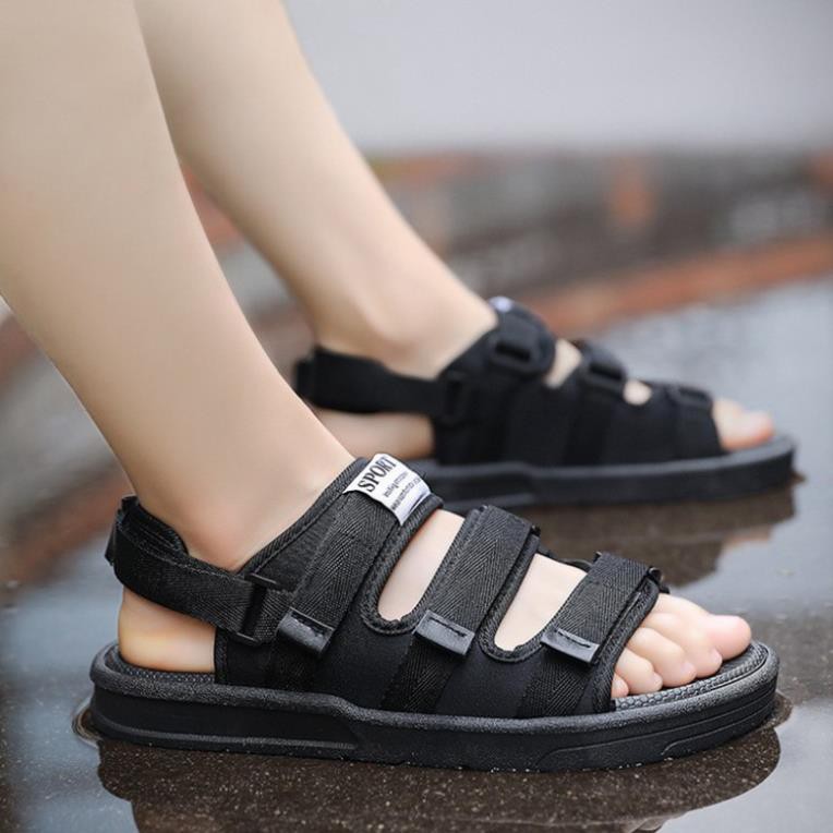 Sandal Quai Ngang Nam Nữ ULZANG 3 Quai Chuẩn Kiểu Hàn Quốc - Quai Sau Có thể Tháo Rời Tiện Lợi SANDAL SIÊU HOT 2020 -ku7