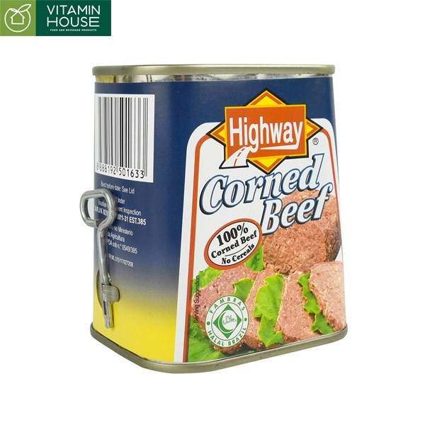 Thịt bò đóng hộp Highway Corned Beef 340g