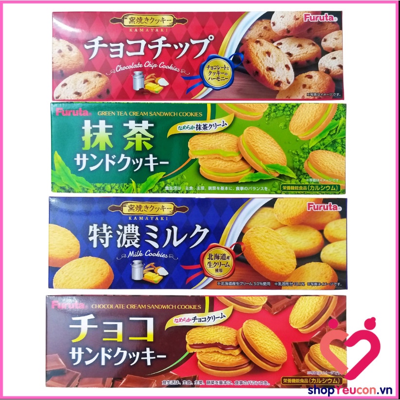 Bánh quy Furuta Milk Cookies - Nhật[HSD T9/2022]