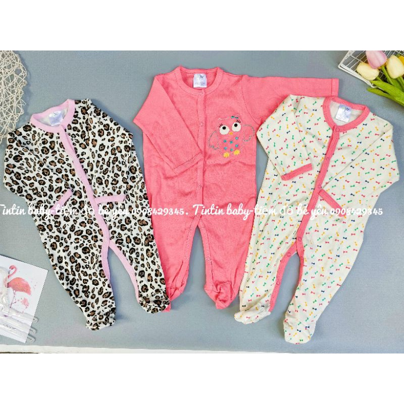 (chọn mẫu) Body dài tay, bodysuit liền thân cho bé sơ sinh 3-12kg