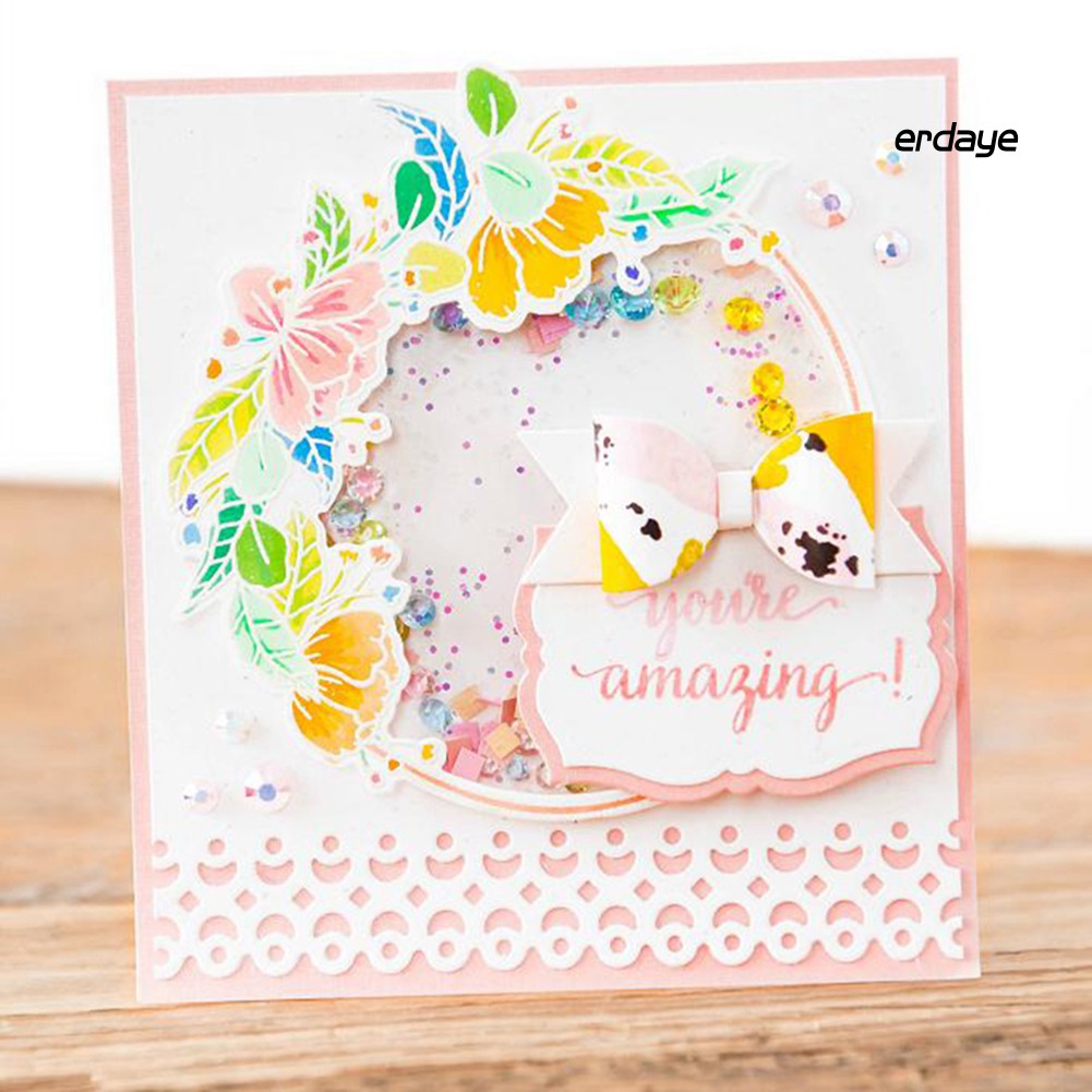 Khuôn Cắt Giấy Làm Từ Kim Loại Tạo Hình Tag Trang Trí Scrapbook